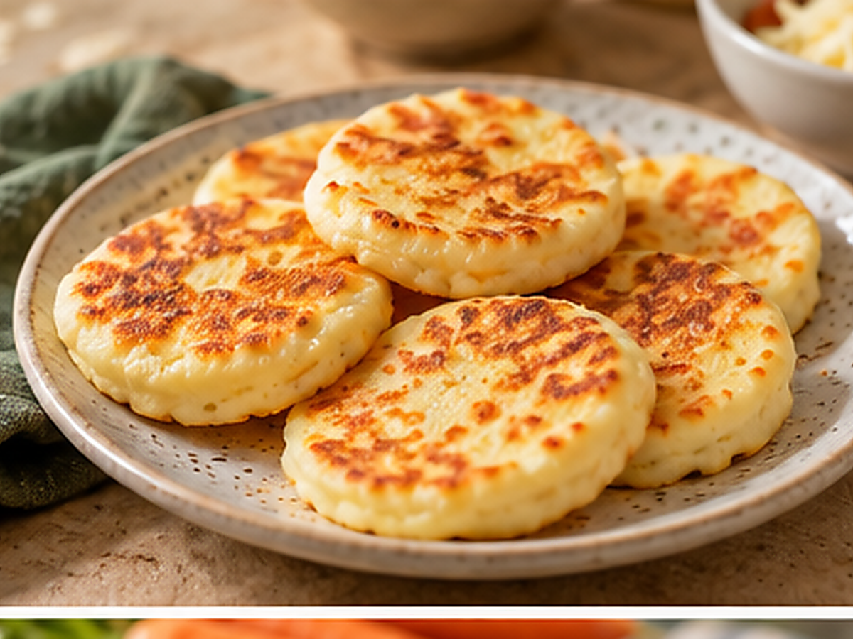 Foto da receita 04 do Chef Lancheira: pão de queijo de frigideira